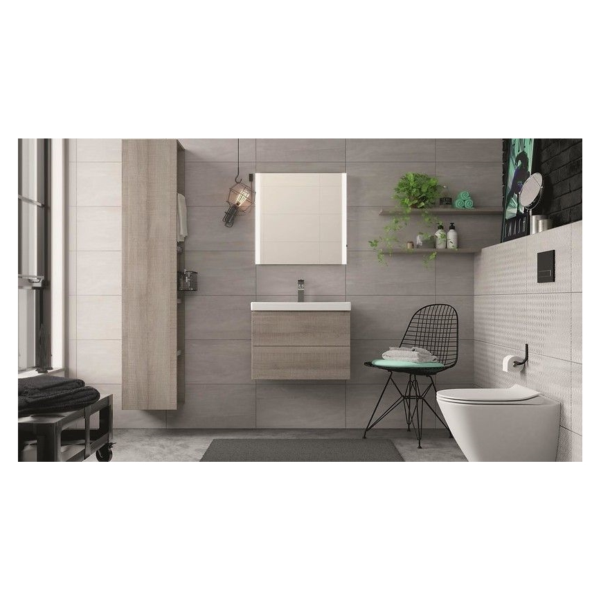 Cersanit K701-104 - Viseća WC školjka s daskom CITY OVAL keramika/bijela