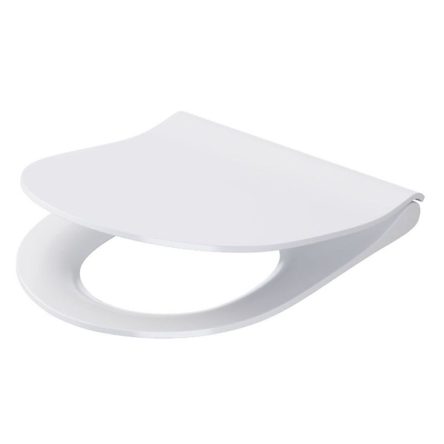 Cersanit K701-104 - Viseća WC školjka s daskom CITY OVAL keramika/bijela