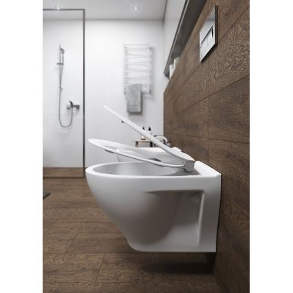 Cersanit K701-147 - Viseća WC školjka s daskom SAVIO keramika/bijela