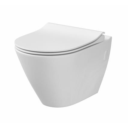 Cersanit K98-0146 - WC daska CITY OVAL SoftClose bijela