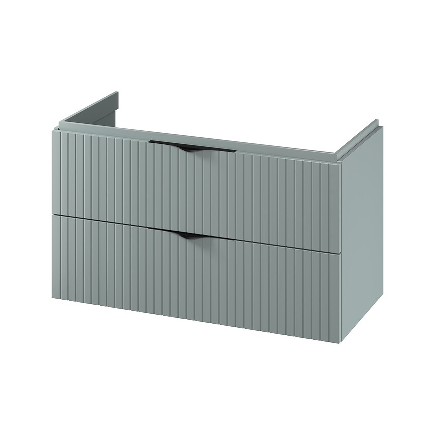 Cersanit S1015-012 - Viseći kupaonski ormarić ispod umivaonika TIRSO 100x45 cm, mint