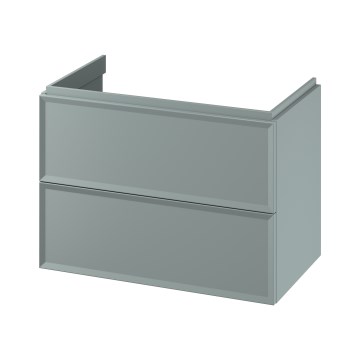 Cersanit S1017-004 - Viseći kupaonski ormarić ispod umivaonika MILLE 80x55x45 cm u mint boji