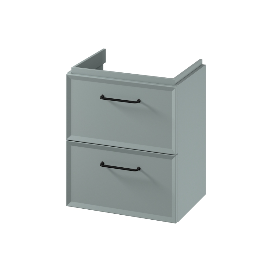 Cersanit S1021-007 - Viseći kupaonski ormarić ispod umivaonika MILLE SLIM 50x35 cm, mint