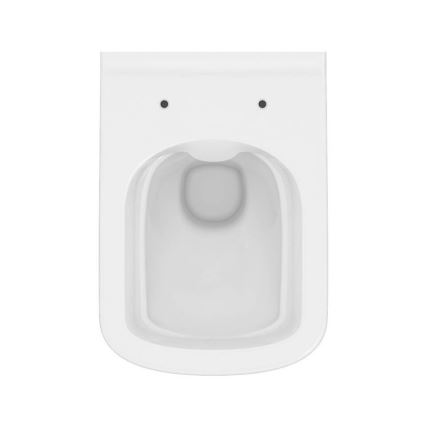 Cersanit S701-405 - Viseća WC školjka s daskom CITY SQUARE keramika/bijela