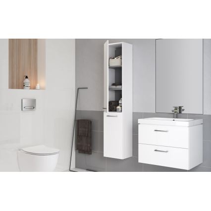 Cersanit S801-149-DSM - Zidna kupaonska ormarić s umivaonikom LARA 46x80 cm bijela
