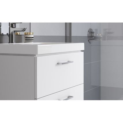 Cersanit S801-149-DSM - Zidna kupaonska ormarić s umivaonikom LARA 46x80 cm bijela