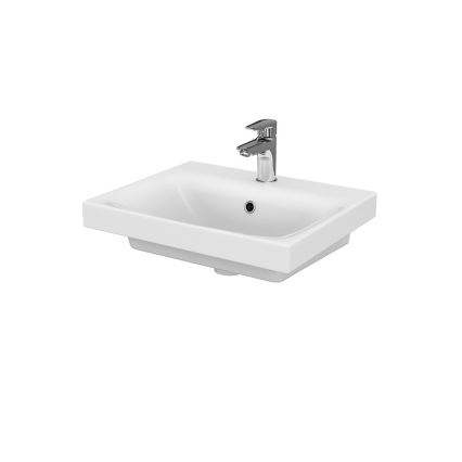 Cersanit S801-230-DSM - Zidna kupaonska ormarić s umivaonikom MODUO 62x50 cm bijela