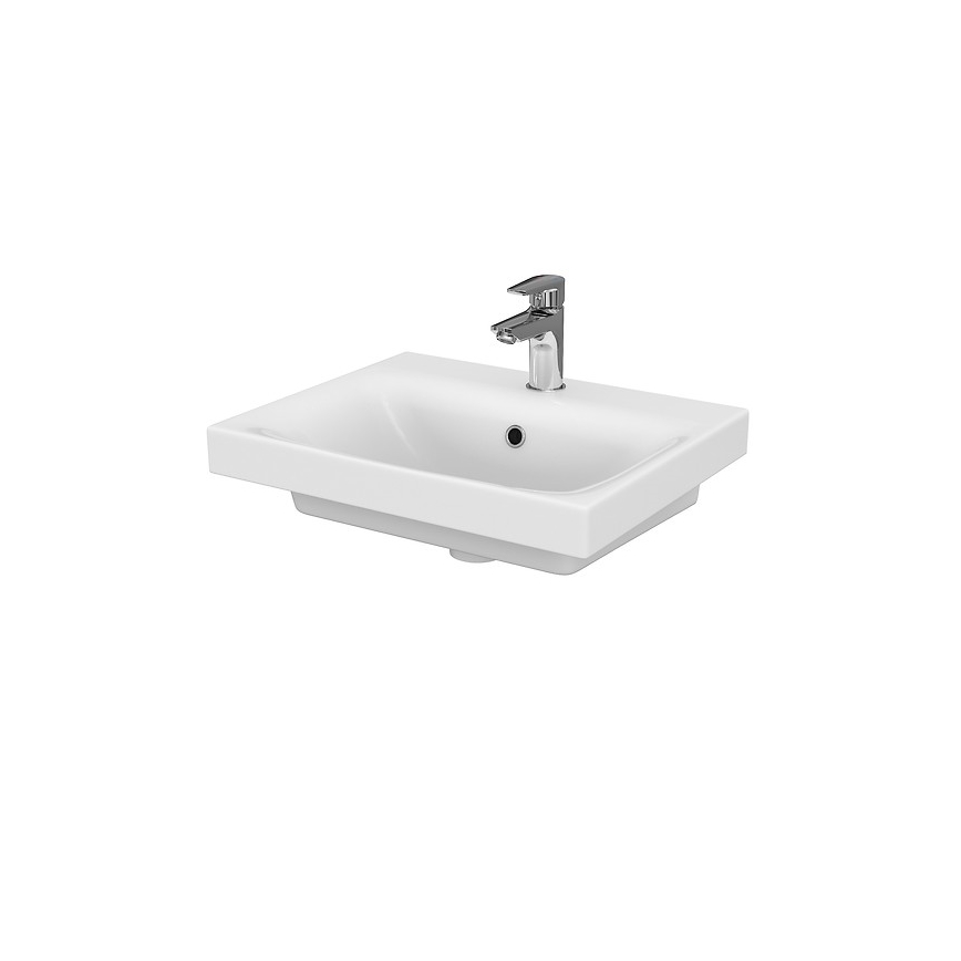 Cersanit S801-230-DSM - Zidna kupaonska ormarić s umivaonikom MODUO 62x50 cm bijela