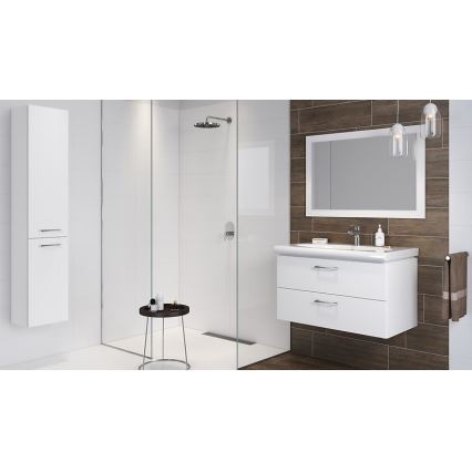 Cersanit S801-338-DSM - Viseći kupaonski ormarić s umivaonikom ELODY 46x80 cm bijela