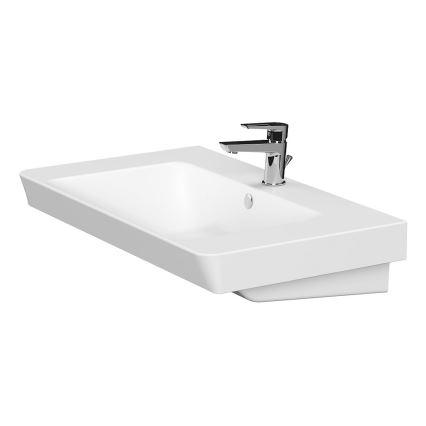 Cersanit S801-338-DSM - Zidna kupaonska ormarić s umivaonikom LARA 46x80 cm bijela