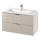 Cersanit S801-548 - Viseći kupaonski ormarić s umivaonikom TIRSO 100x60x45 cm bež