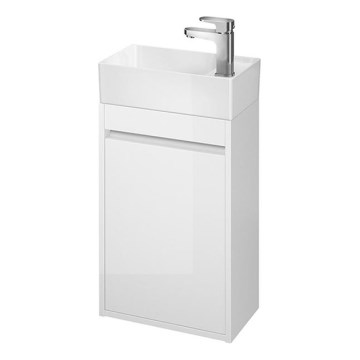 Cersanit S924-001 - Kupaonska ormarić ispod umivaonika CREA 59,3x39,2 cm sjajno bijela