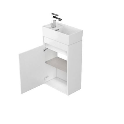 Cersanit S924-001 - Kupaonski ormarić za umivaonik BARBARA 59,3x39,2 cm sjajna bijela