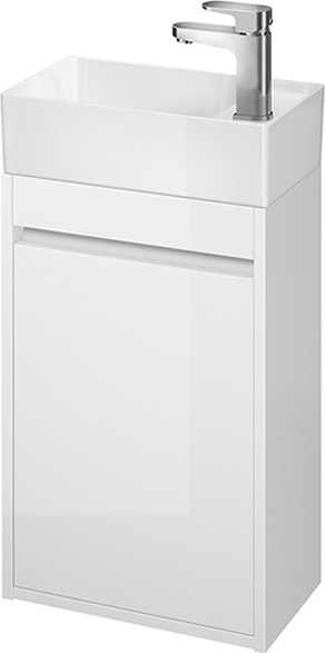 Cersanit S924-001 - Kupaonski ormarić za umivaonik BARBARA 59,3x39,2 cm sjajna bijela