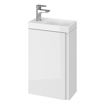 Cersanit S929-014 - Kupaonska ormarić ispod umivaonika MEDDIE 59x39 cm sjajno bijela