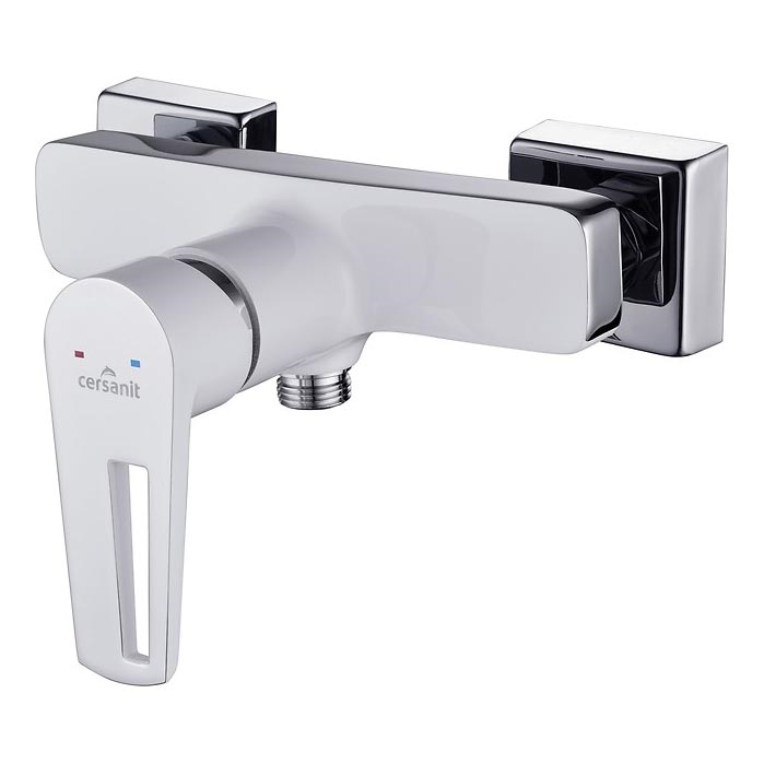 Cersanit S951-033 - Tuš baterija MILLE bijela/sjajni krom