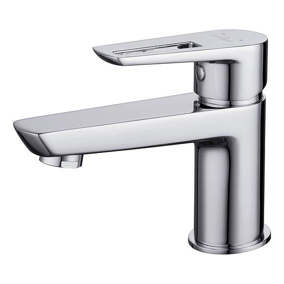 Cersanit S951-045 - Miješalica za umivaonik MILLE 13,4 cm sjajni krom + gornji dio sifona