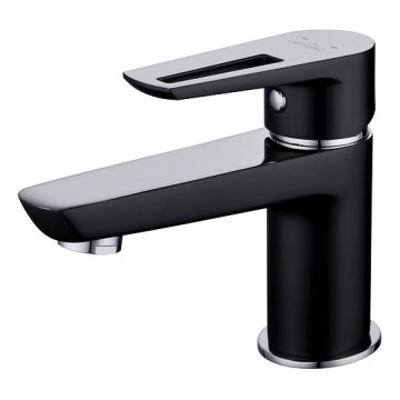 Cersanit S951-048 - Miješalica za umivaonik MILLE 13,4 cm crna + gornji dio sifona
