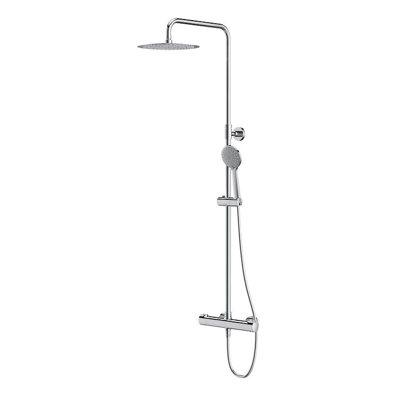 Cersanit S951-340 - Set za tuširanje s termostatskom miješalicom CITY sjajni krom