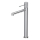 Cersanit S951-592 - Miješalica za umivaonik ZEN 32,2 cm sjajni krom