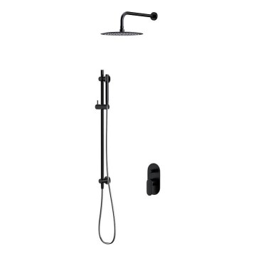 Cersanit S952-009 - Tuš set s podžbuknom baterijom CREA crna