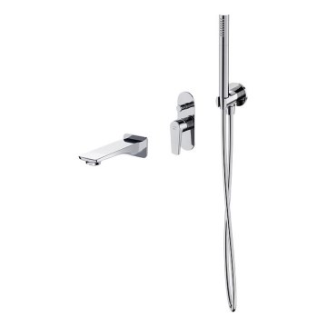 Cersanit S952-040 - Kada set s podžbuknom baterijom MODUO sjajni krom