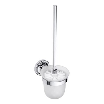 Četka za WC 11x37,5 cm srebrna/bijela