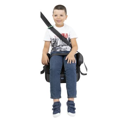 Chicco - Booster autosjedalica QUASAR FIX i-Size (126-150 cm) crna/siva