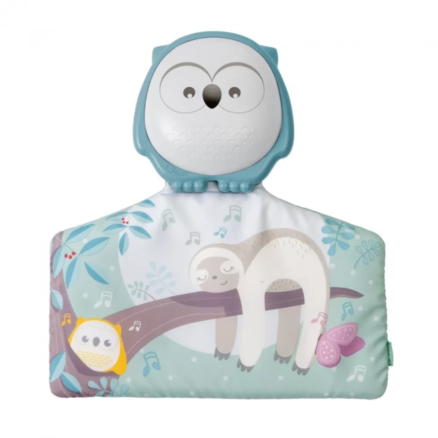 Chicco - Dječja igračka deka 2u1 3xAAA sovica