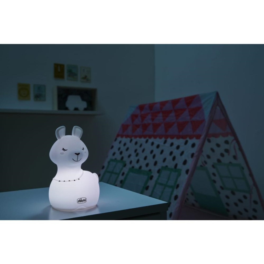 Chicco - Dječja noćna lampica SWEET LIGHTS ljama