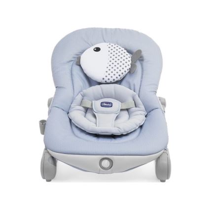 Chicco - Dječja vibrirajuća njihaljka s melodijom BALLOON Dots 2xAA + 1xLR20 plava