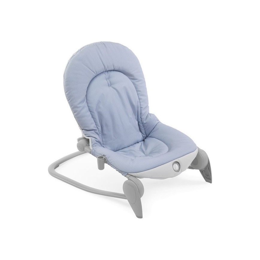 Chicco - Dječja vibrirajuća njihaljka s melodijom BALLOON Dots 2xAA + 1xLR20 plava