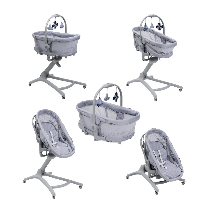 Chicco - Dječji krevetić 5u1 BABY HUG PRO siva