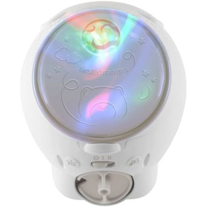 Chicco - Dječji projektor 2u1 POLAR BEAR 3xAA bež