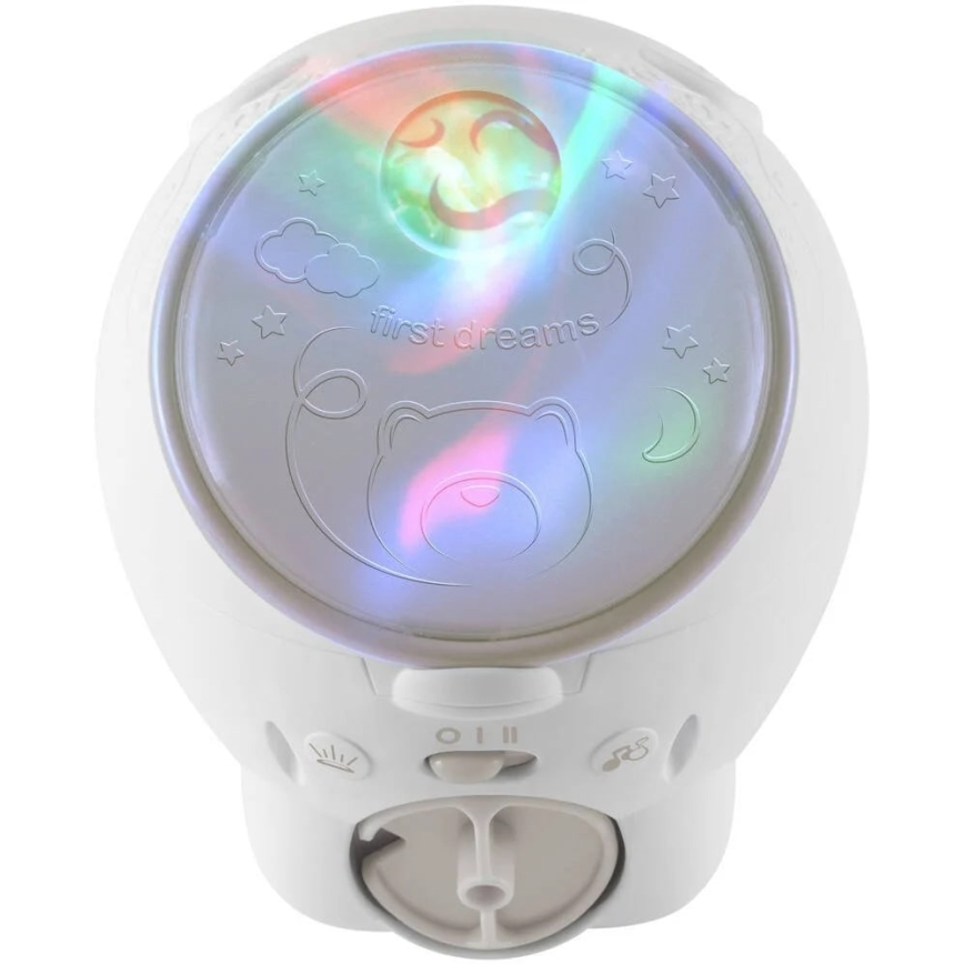 Chicco - Dječji projektor 2u1 POLAR BEAR 3xAA bež
