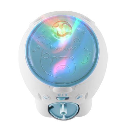 Chicco - Dječji projektor 2u1 POLAR BEAR 3xAA plava