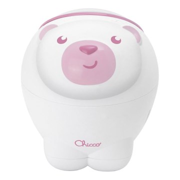 Chicco - Dječji projektor 2u1 POLAR BEAR 3xAA ružičasta
