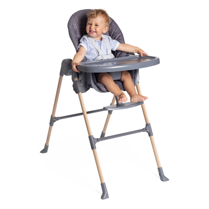 Chicco - Hranilica Polly Essential - siva