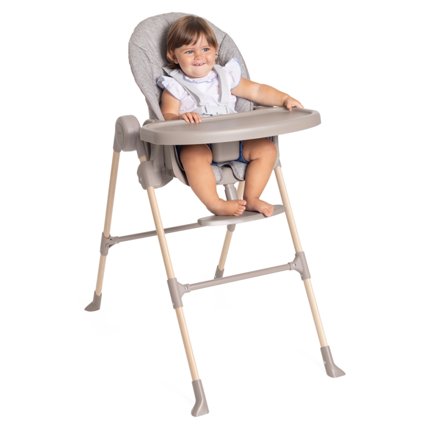 Chicco - Hranilica Polly Essential - siva/smeđa