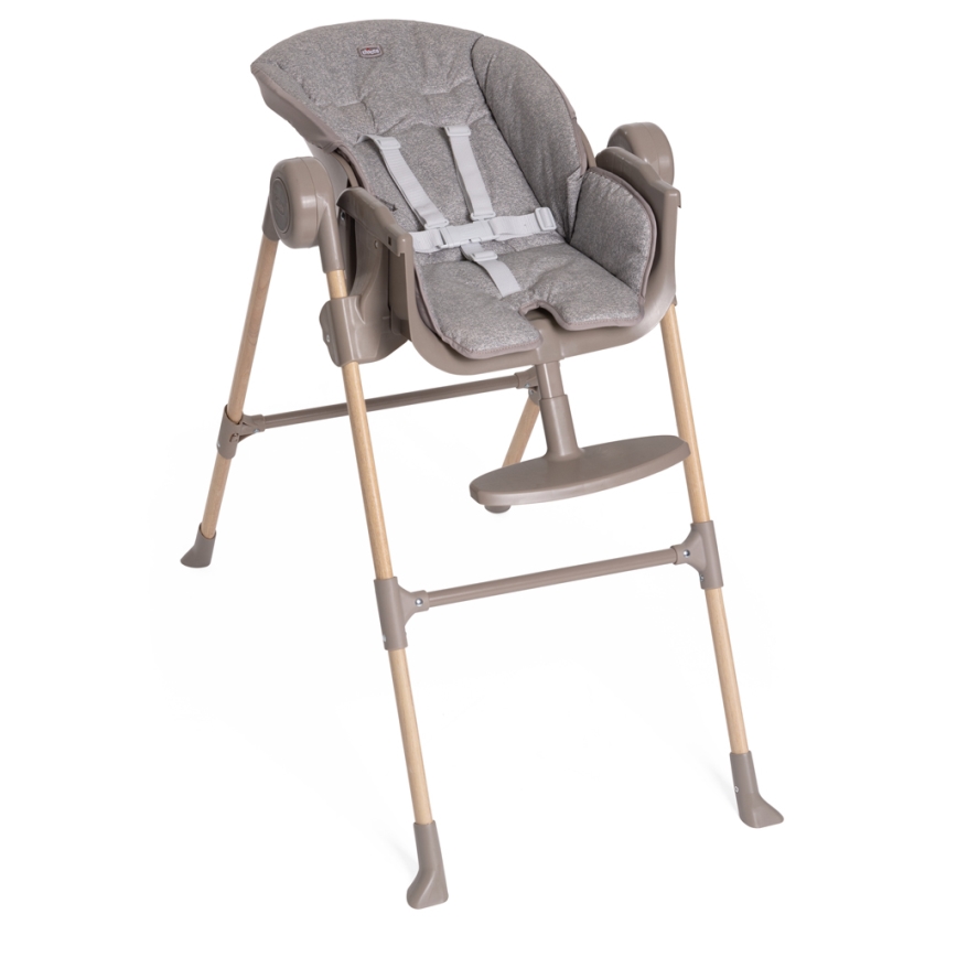 Chicco - Hranilica Polly Essential - siva/smeđa