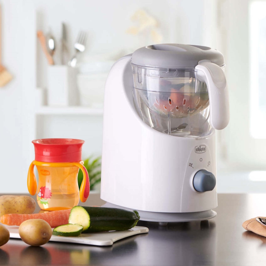 Chicco - Kuhalo na paru i mikser 4u1 EASY MEAL