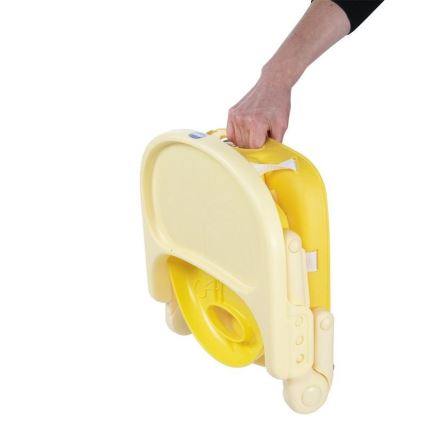 Chicco - Prijenosni dječji jastučić za stolicu POCKET SNACK žute boje