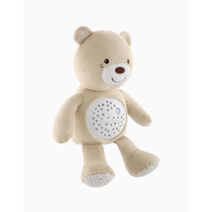 Chicco - Projektor s melodijama BABY BEAR 3xAAA bež