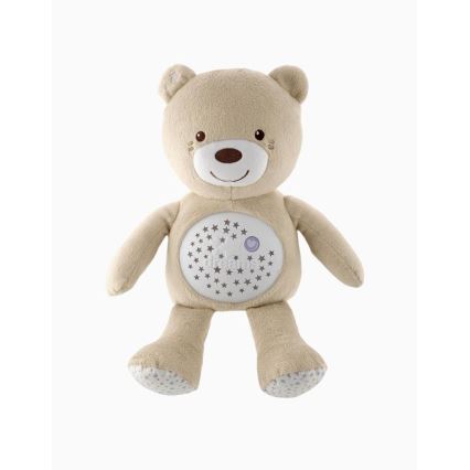 Chicco - Projektor s melodijama BABY BEAR 3xAAA bež