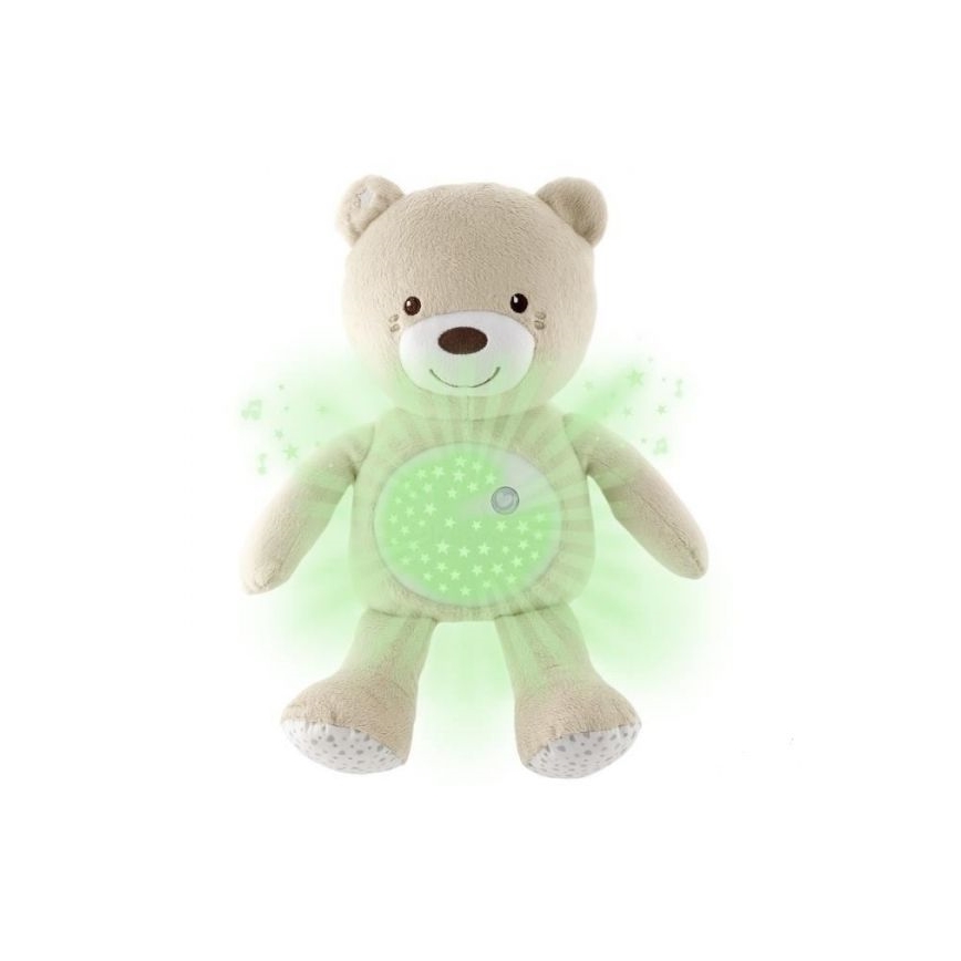 Chicco - Projektor s melodijama BABY BEAR 3xAAA bež