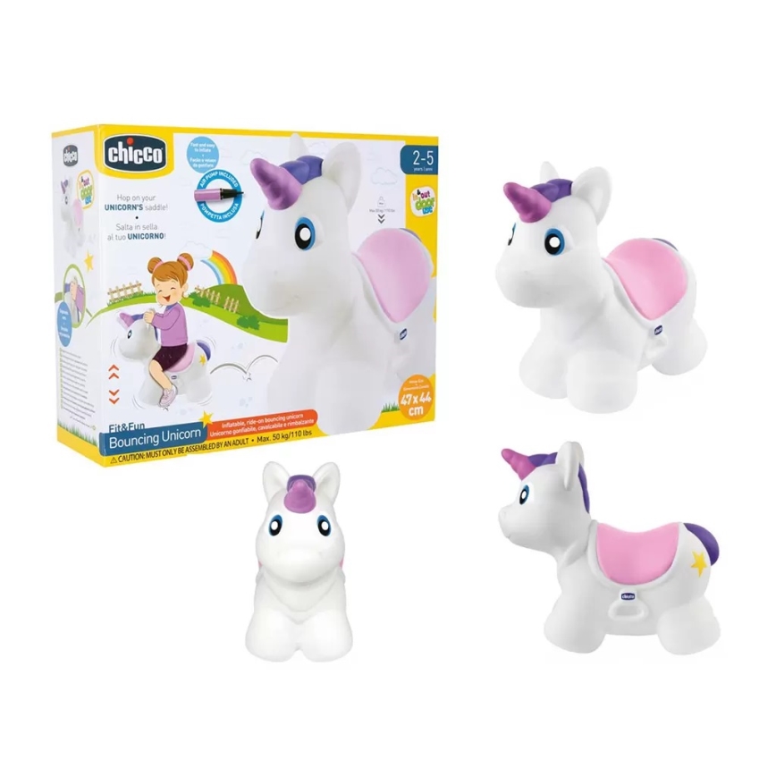 Chicco - Skakalica na napuhavanje UNICORN