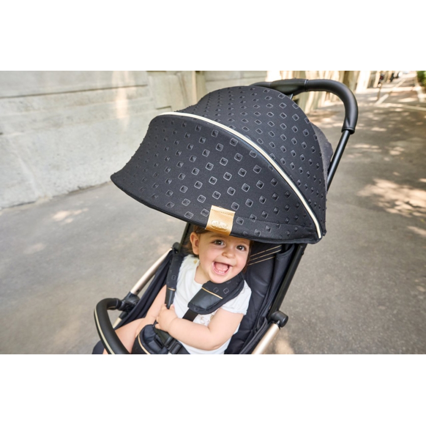 Chicco - Sportska kolica GOODY XPLUS Black Re_Lux Eco+ + guralica ALL AROUND