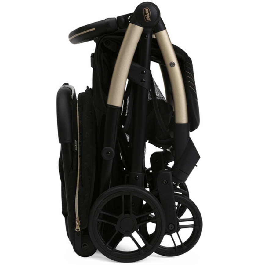 Chicco - Sportska kolica GOODY XPLUS Black Re_Lux Eco+ + guralica ALL AROUND