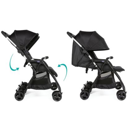 Chicco - Sportska kolica za blizance OHLALA TWIN Black Night crna