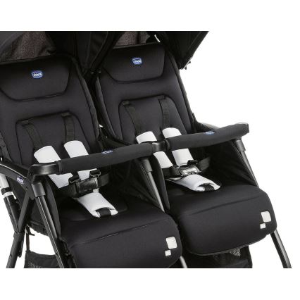 Chicco - Sportska kolica za blizance OHLALA TWIN Black Night crna